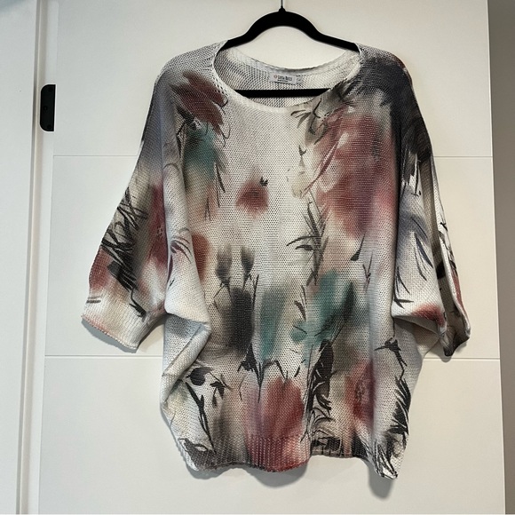 Luisa Ricci | Floral Knit Sweater - Picture 1 of 16
